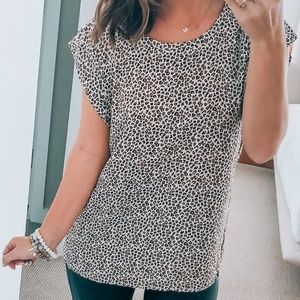 Leopard Print Blouse